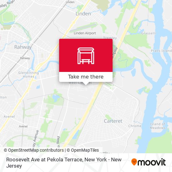 Roosevelt Ave at Pekola Terrace map