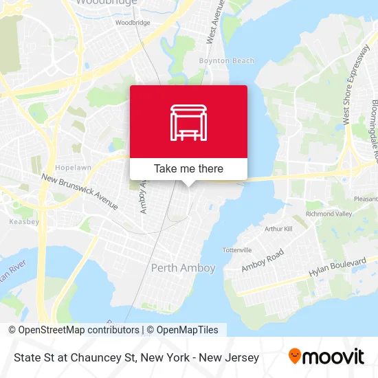State St at Chauncey St map