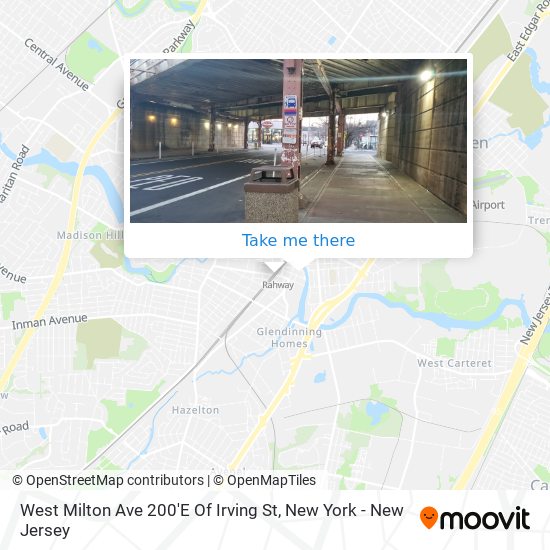 West Milton Ave 200'E Of Irving St map