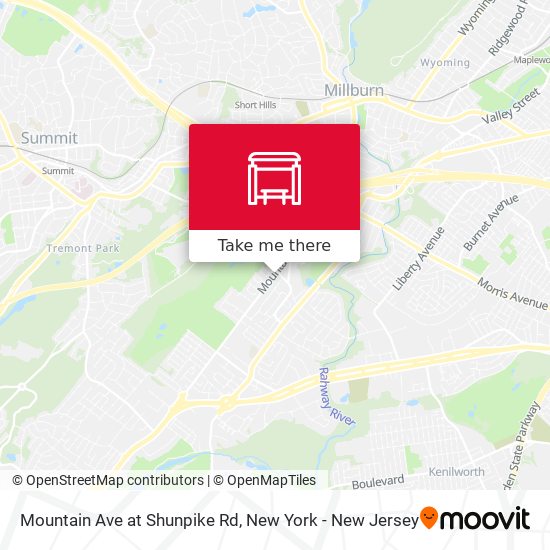 Mapa de Mountain Ave at Shunpike Rd