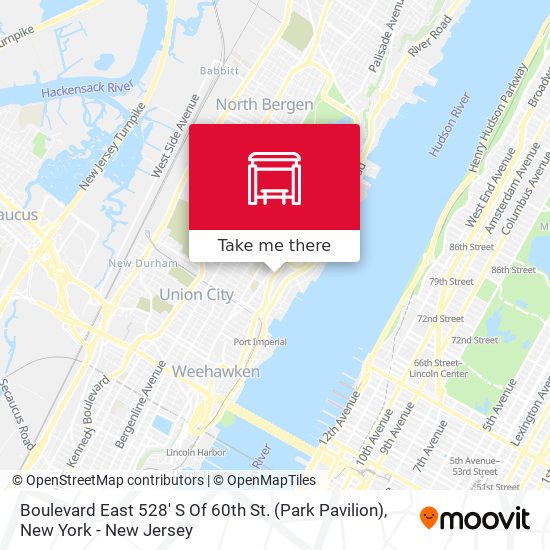 Mapa de Boulevard East 528' S Of 60th St. (Park Pavilion)