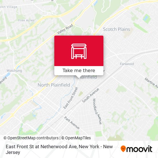 Mapa de East Front St at Netherwood Ave