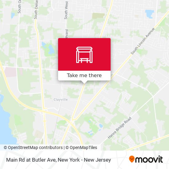 Main Rd at Butler Ave map