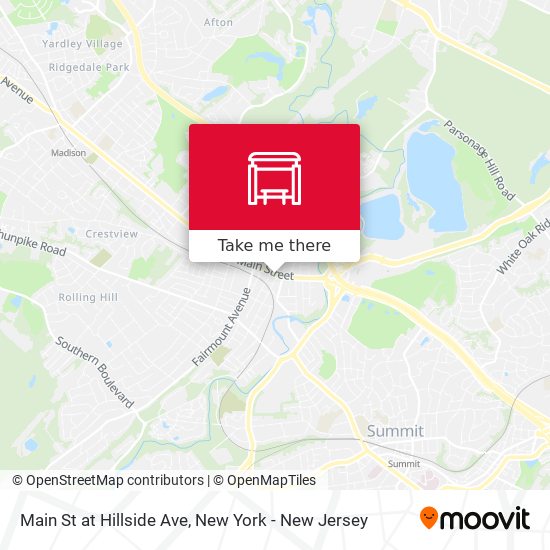 Mapa de Main St at Hillside Ave