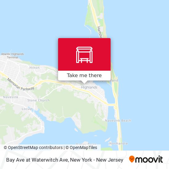 Mapa de Bay Ave at Waterwitch Ave