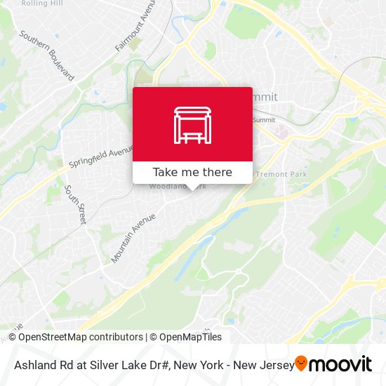 Ashland Rd at Silver Lake Dr# map