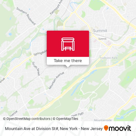 Mountain Ave at Division St# map