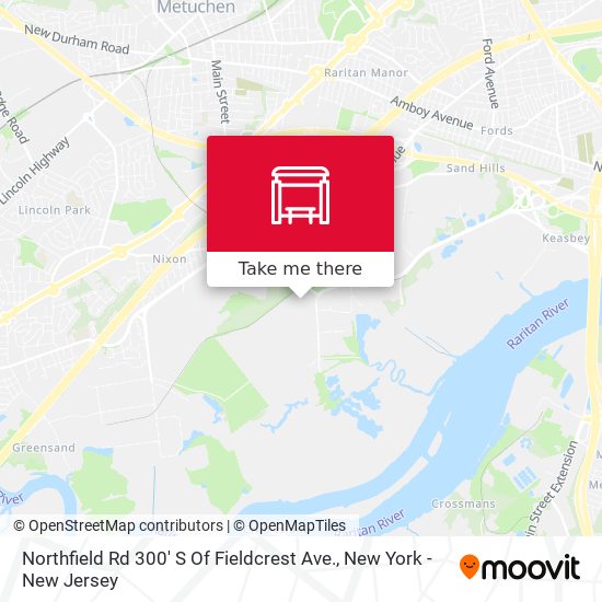 Mapa de Northfield Rd 300' S Of Fieldcrest Ave.