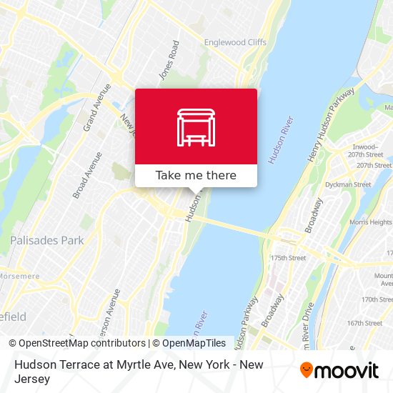 Hudson Terrace at Myrtle Ave map