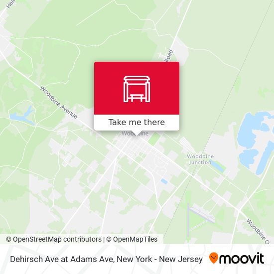 Mapa de Dehirsch Ave at Adams Ave