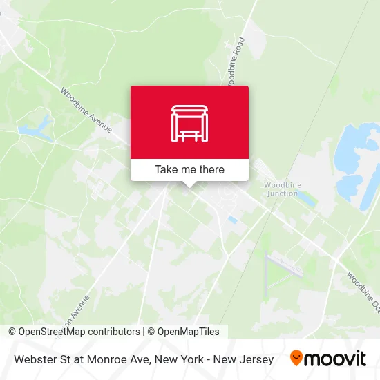 Webster St at Monroe Ave map