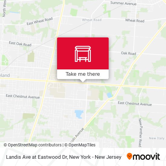 Mapa de Landis Ave at Eastwood Dr