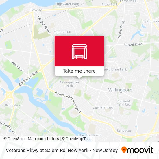 Mapa de Veterans Pkwy at Salem Rd