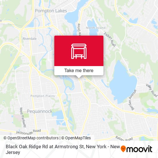 Mapa de Black Oak Ridge Rd at Armstrong St