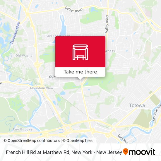 French Hill Rd at Matthew Rd map