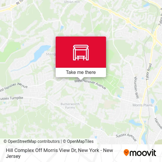 Hill Complex Off Morris View Dr map