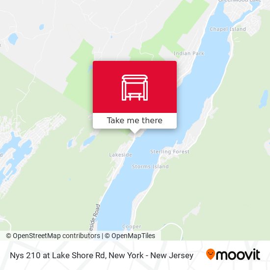 Mapa de Nys 210 at Lake Shore Rd