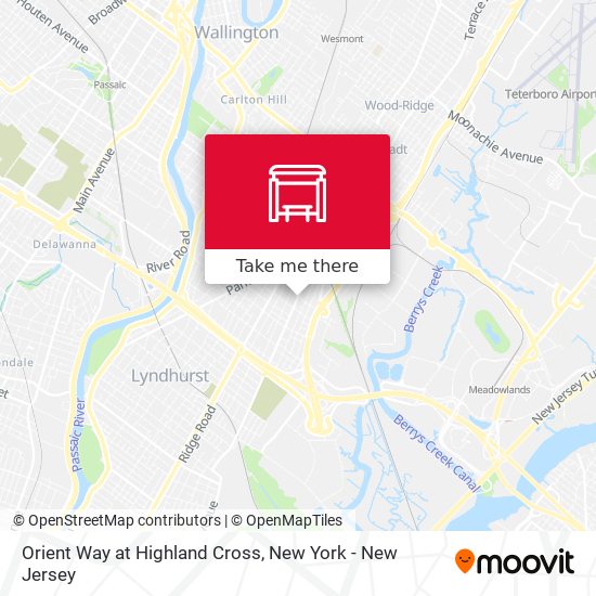 Mapa de Orient Way at Highland Cross