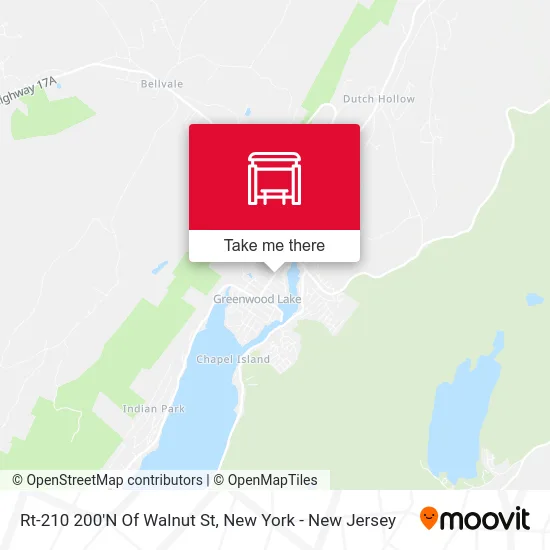 Rt-210 200'N Of Walnut St map