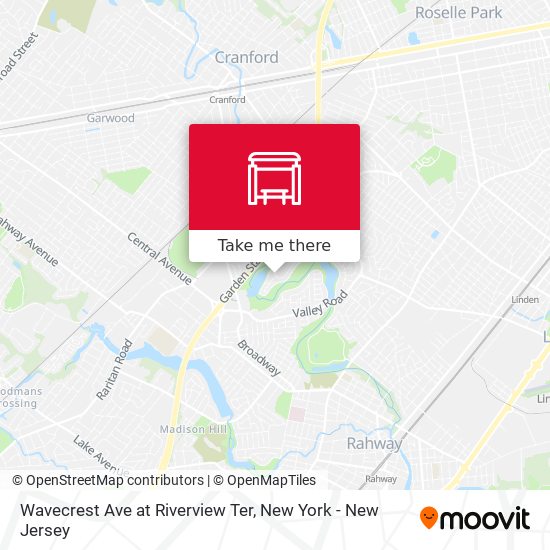 Wavecrest Ave at Riverview Ter map