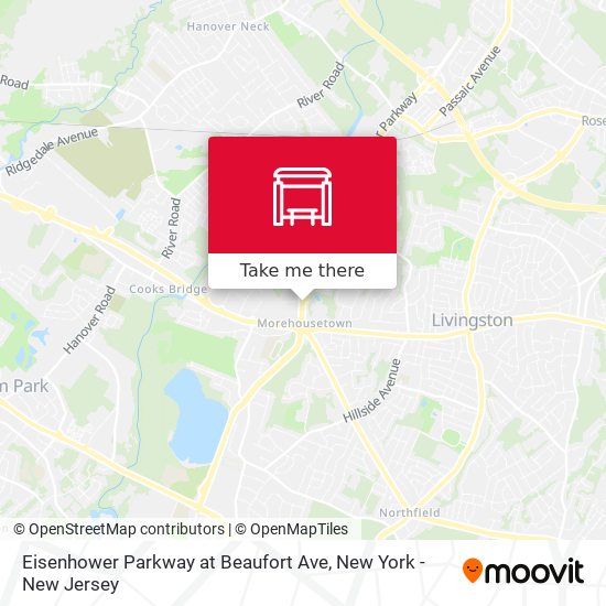 Eisenhower Parkway at Beaufort Ave map