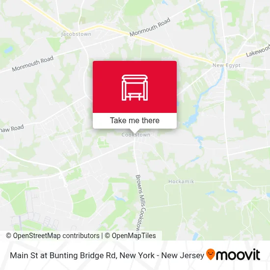 Main St at Bunting Bridge Rd map
