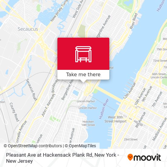 Pleasant Ave at Hackensack Plank Rd map