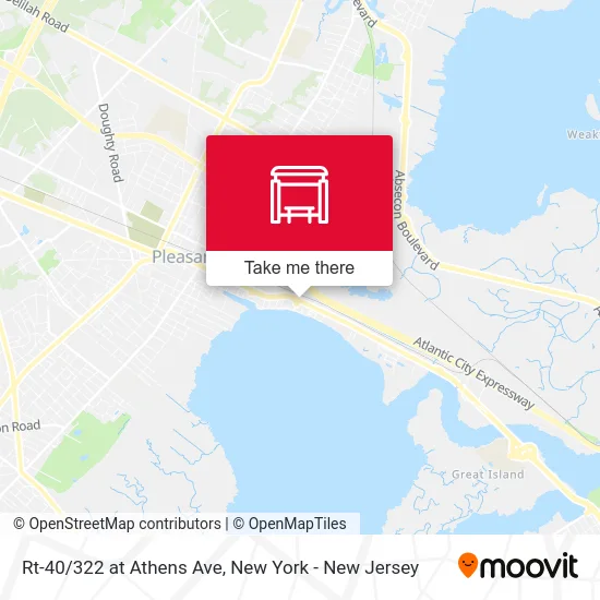 Rt-40/322 at Athens Ave map