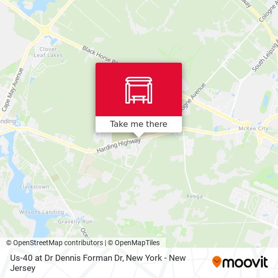 Mapa de Us-40 at Dr Dennis Forman Dr
