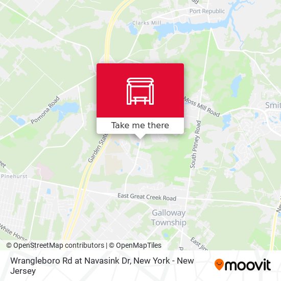 Mapa de Wrangleboro Rd at Navasink Dr