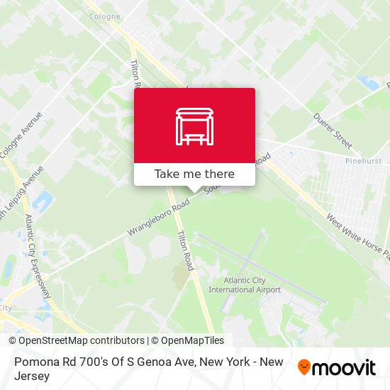 Mapa de Pomona Rd 700's Of S Genoa Ave