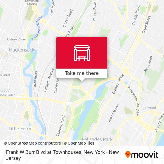 Frank W Burr Blvd at Townhouses map