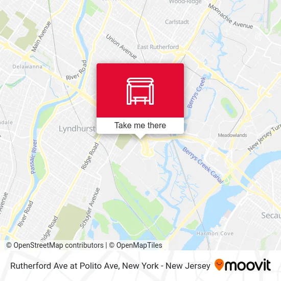 Rutherford Ave at Polito Ave map