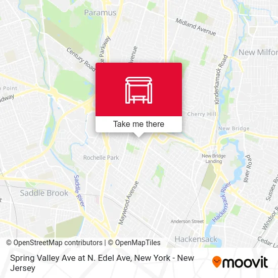 Spring Valley Ave at N. Edel Ave map