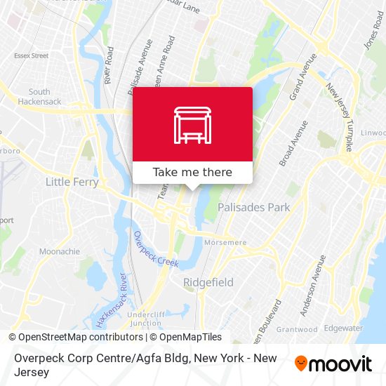 Mapa de Overpeck Corp Centre/Agfa Bldg
