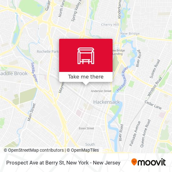 Mapa de Prospect Ave at Berry St