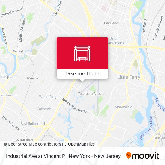 Industrial Ave at Vincent Pl map