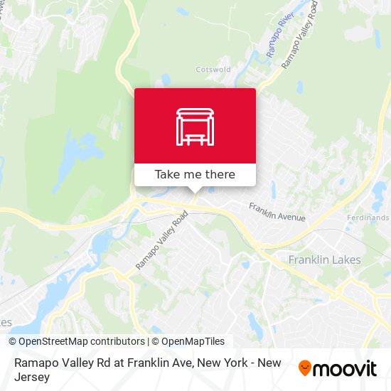 Ramapo Valley Rd at Franklin Ave map