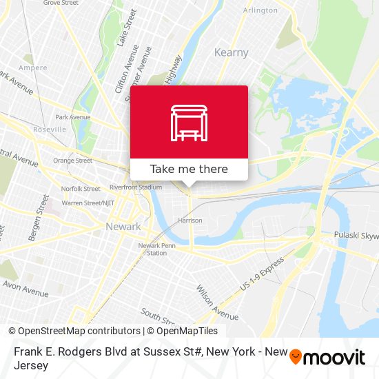 Frank E. Rodgers Blvd at Sussex St# map