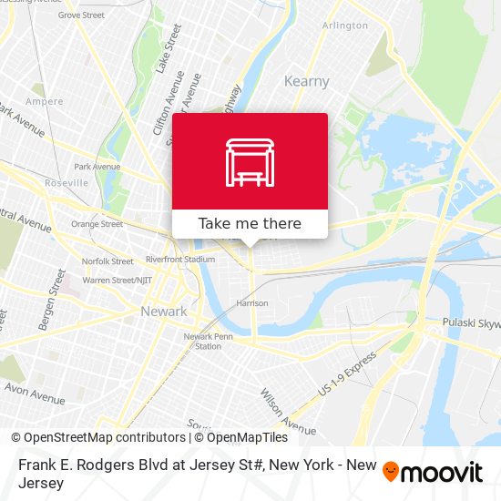 Frank E. Rodgers Blvd at Jersey St# map