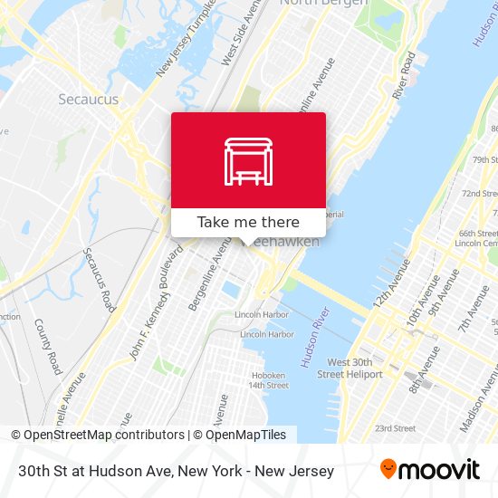Mapa de 30th St at Hudson Ave