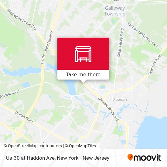 Mapa de Us-30 at Haddon Ave