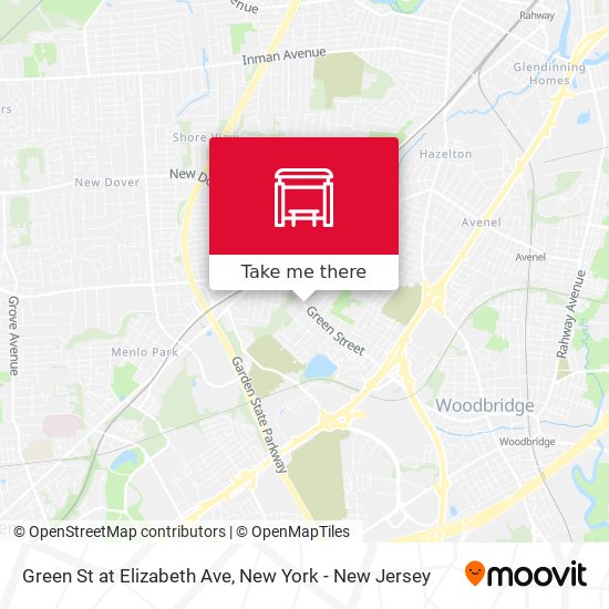 Mapa de Green St at Elizabeth Ave