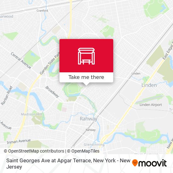 Mapa de Saint Georges Ave at Apgar Terrace