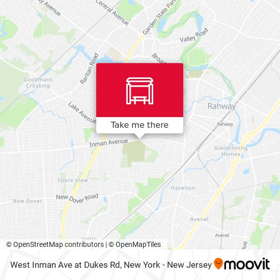 Mapa de West Inman Ave at Dukes Rd