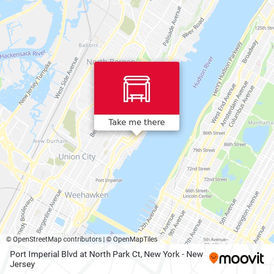 Port Imperial Blvd at North Park Ct map