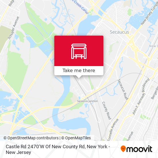 Castle Rd 2470'W Of New County Rd map
