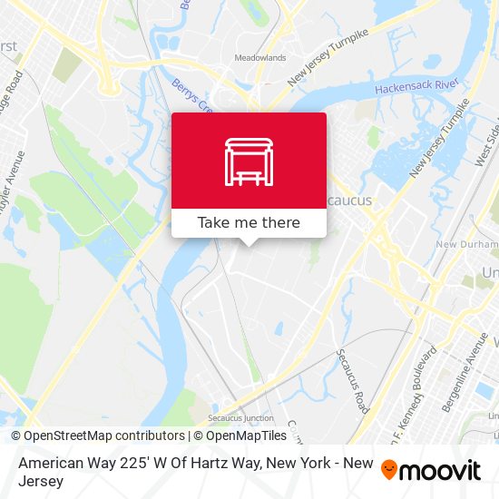 Mapa de American Way 225' W Of Hartz Way