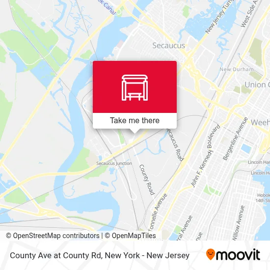 County Ave at County Rd map