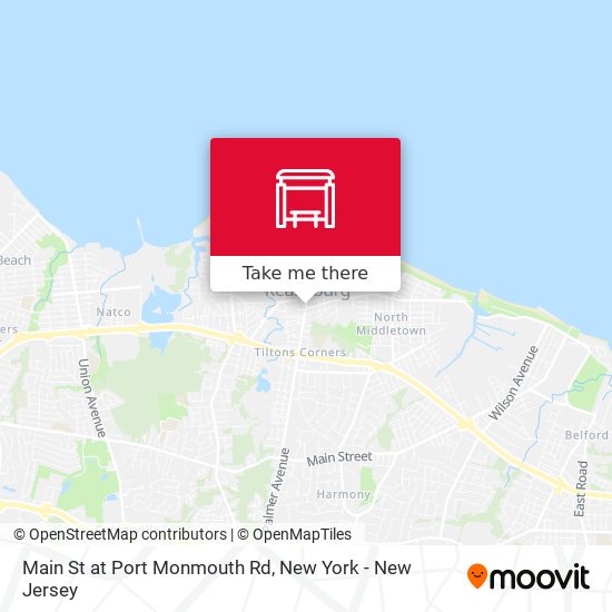 Mapa de Main St at Port Monmouth Rd